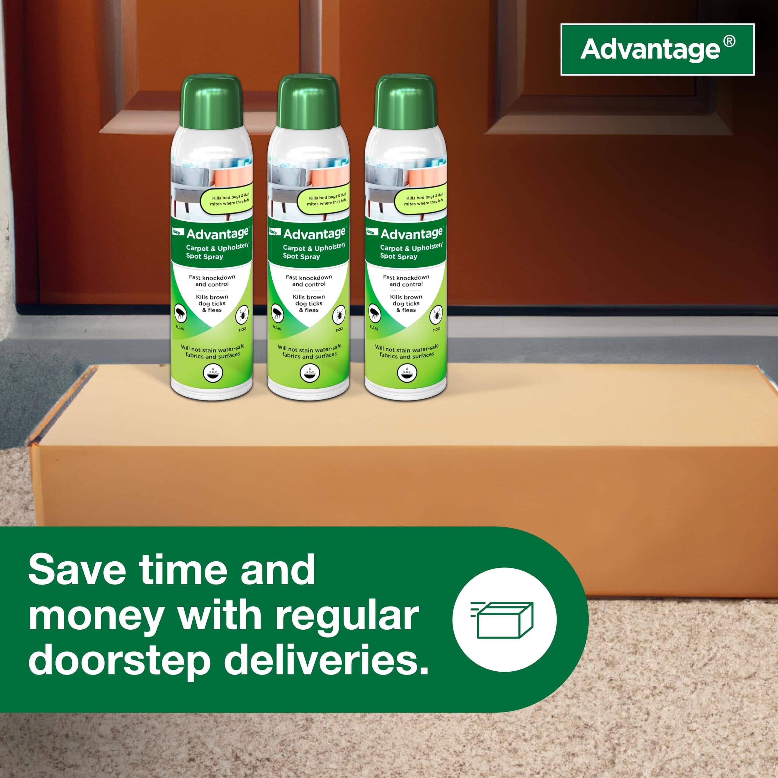 Elanco Advantage Carpet and Opholstrey Flea and Tick Household Spot Spray - 16 Oz