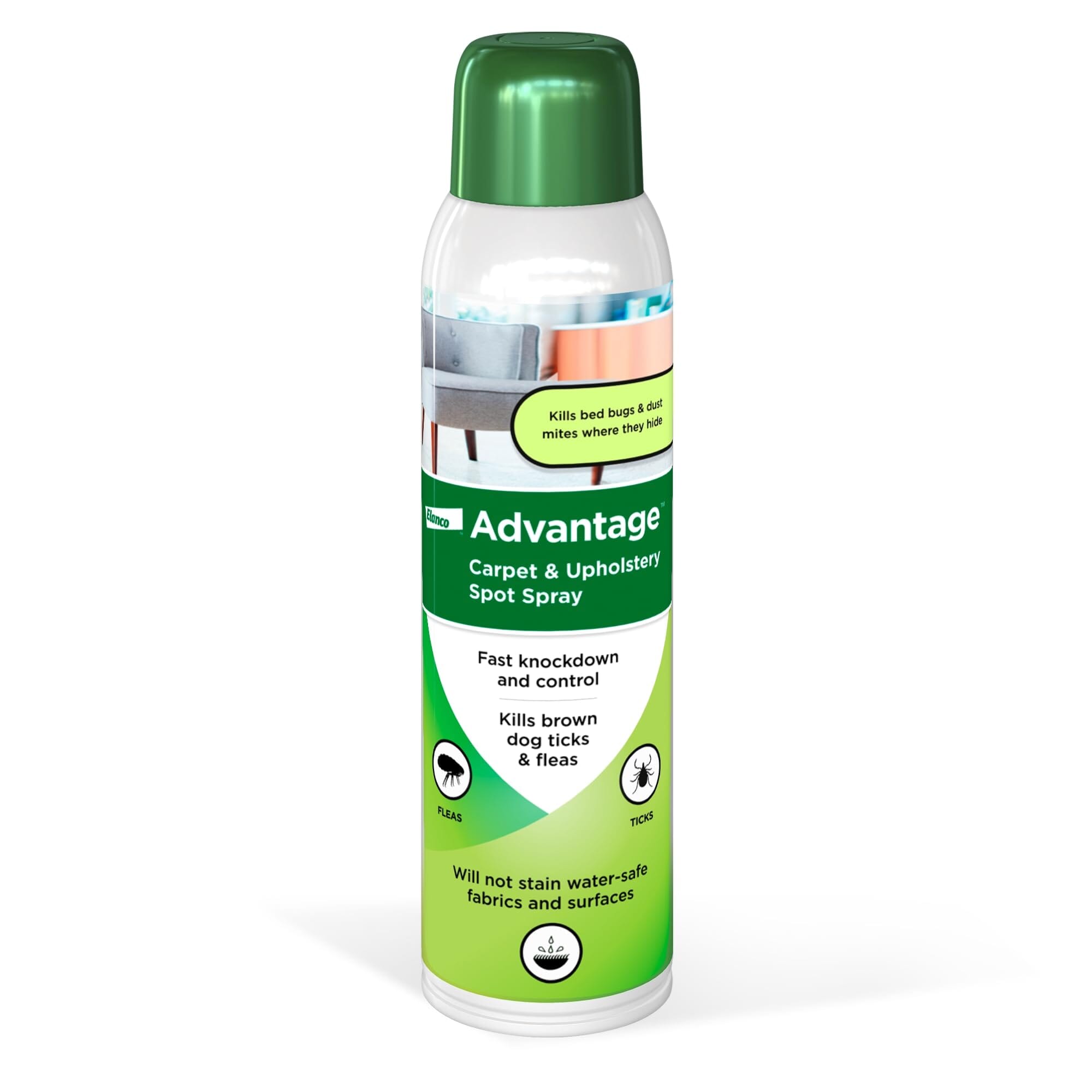 Elanco Advantage Carpet and Opholstrey Flea and Tick Household Spot Spray - 16 Oz