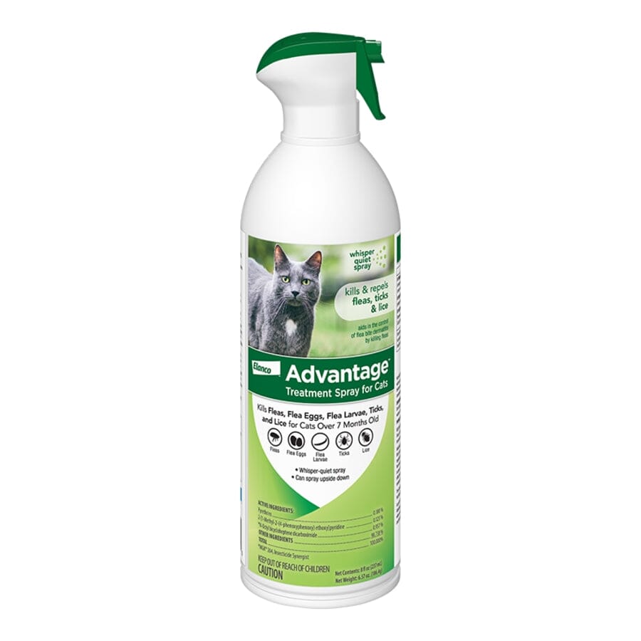 Elanco Advantage Flea and Tick Cat Spray for Cats over 7 Months - 8 Oz