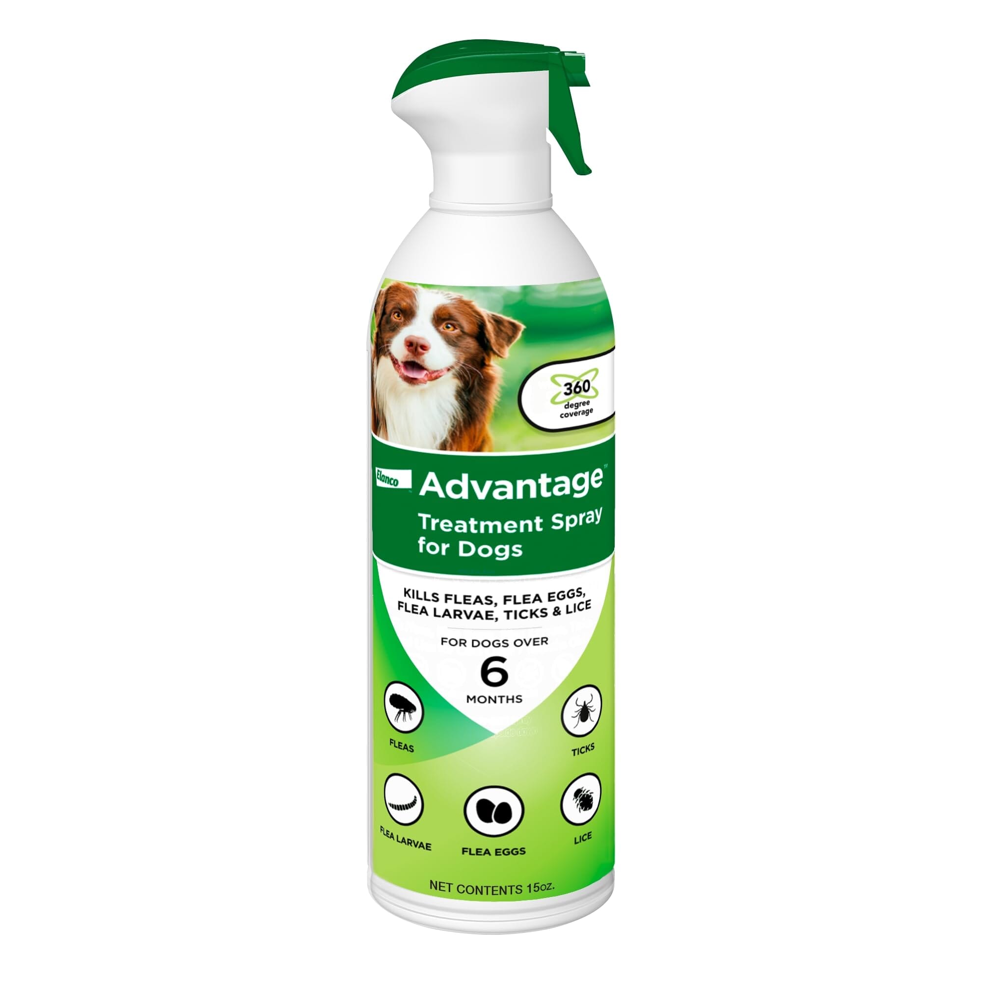 Elanco Advantage Flea and Tick Dog Spray for Adults and Puppies over 6 Months