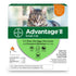 Elanco Advantage II Small Cat 1-Month Dose Flea and Tick Spot-on Treatment - 5-9 Lbs - Orange