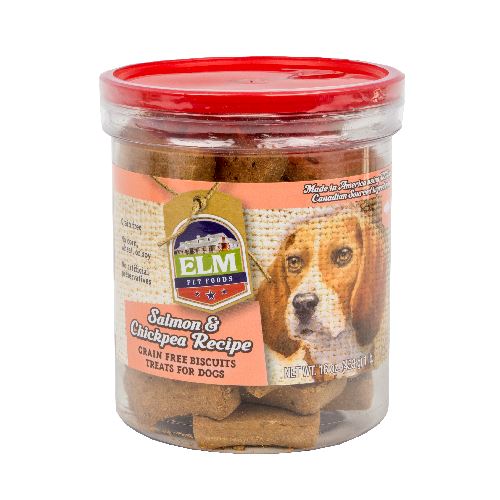 Elm Salmon & Chickpea Dog Biscuits - 16 oz