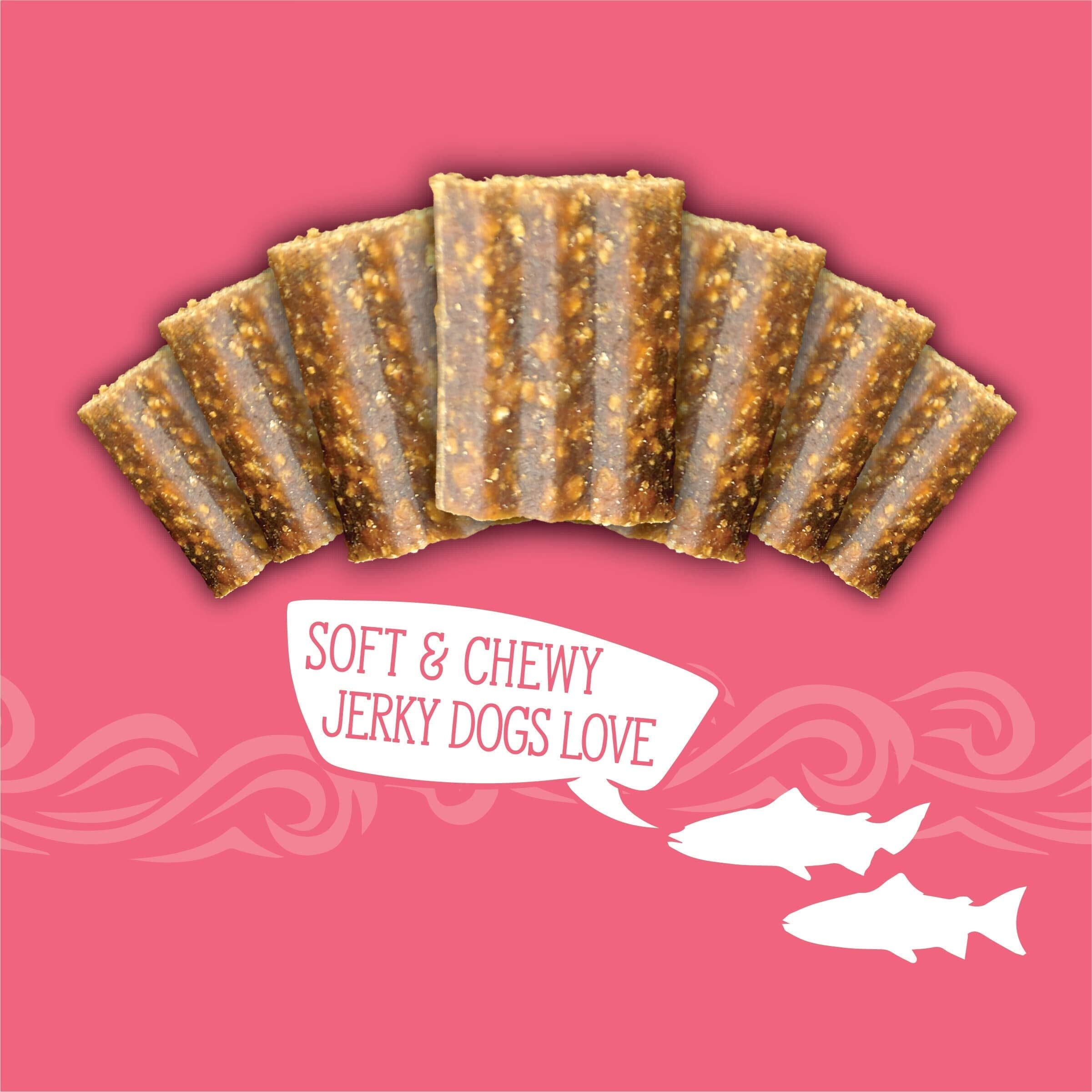 Elm Salmon & Sweet Potato Bites  Jerky Dog Treats - 20 oz  