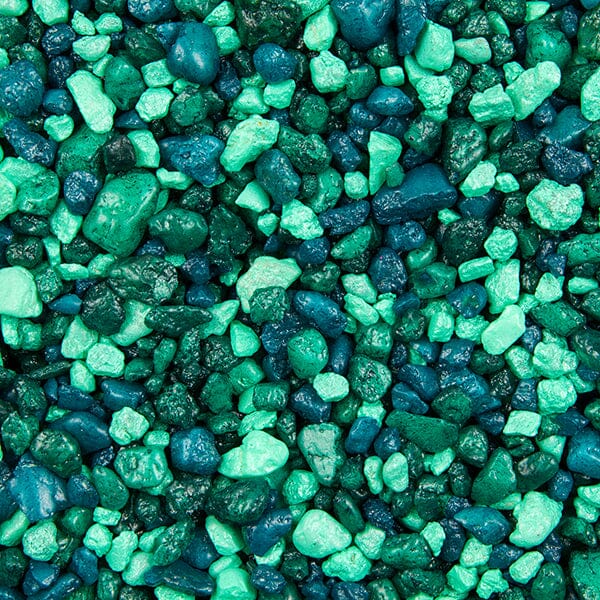 Estes Spectrastone Lake Green Freshwater Aquarium Gravel - 5 Lbs - Case of 6 Default Title