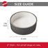 Ethical SPOT 2-Tone Ceramic Dog Bowl Dish - Gray