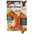 Ethical SPOT Bam-Bones X-Bone Peanut Butter Flavored Bamboo and Rubber Dental Chew Dog Toy Small - 6 Inch