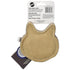 Ethical SPOT Dura-Fused Chunkies Natural Leather and Felt Racoon Squeak Chew Dog Toy - 5 Inch