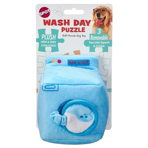 Ethical SPOT Hide N' Seek Wash Day Squeak and Crinkle Puzzle Dog Toy - 6 Inch Default Title