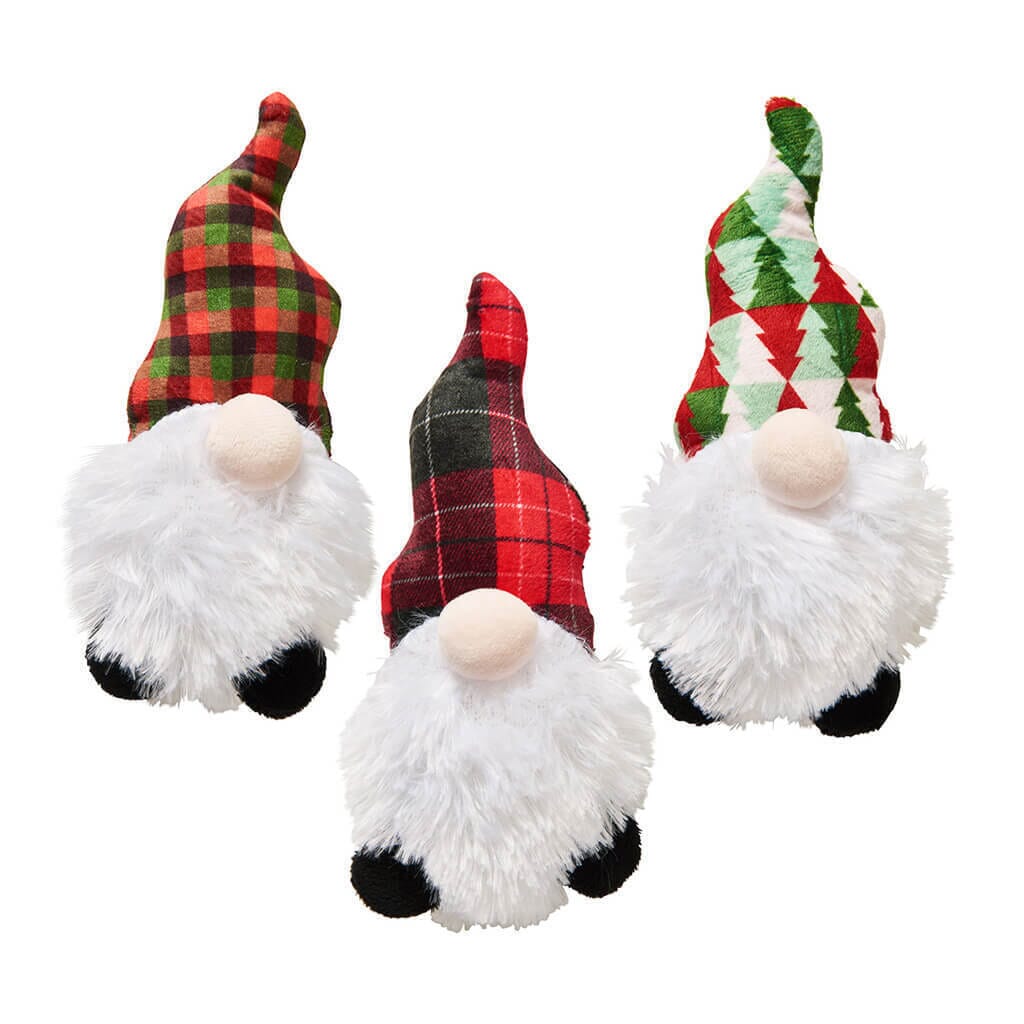 Ethical SPOT Holiday Gnome Crinkle and Plush Catnip Cat Toy - 6 Inch - Assorted Color Default Title