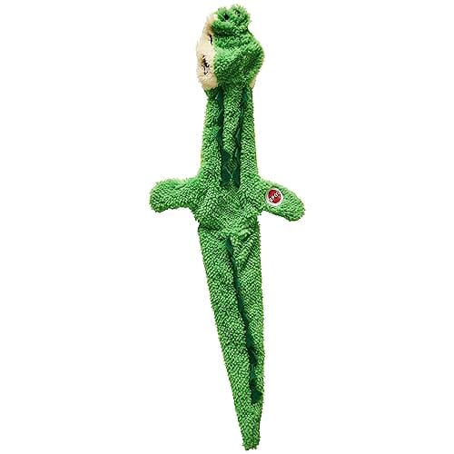 Ethical SPOT Love The Earth Crocodile Stuffing-Free Recycabled Plastic Dog Toy Large - 20 Inch