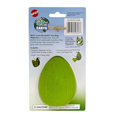 Ethical SPOT Love The Earth Sustainable Eco Bag Wastebag Dispenser - 4 Inch