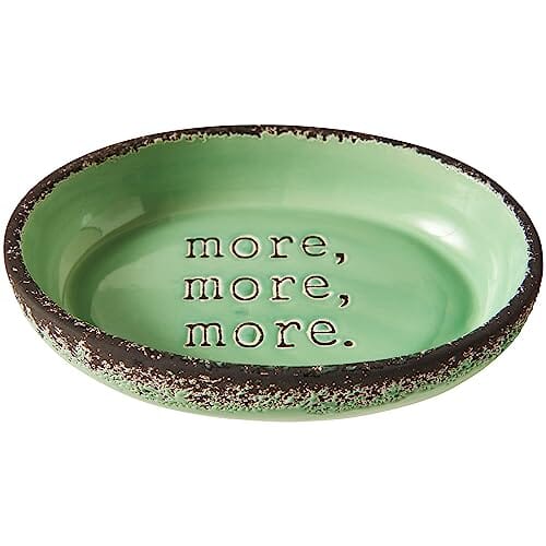 Ethical SPOT More More Avocado Cat Bowl Dish - 6 Inch Default Title