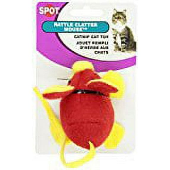 Ethical SPOT Rattle Clatter Mouse Plush Catnip Cat Toy Default Title