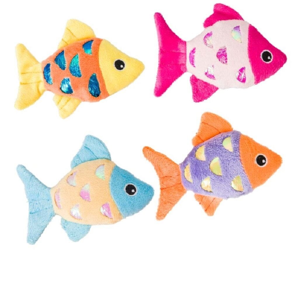 Ethical SPOT Shimmer Glimmer Fish Plush Catnip Cat Toy Default Title