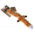 Ethical SPOT Skinneeez Extreme Stuffing-Free Quilted Fox Squeak and Soft Dog Toy Small - 14 Inch