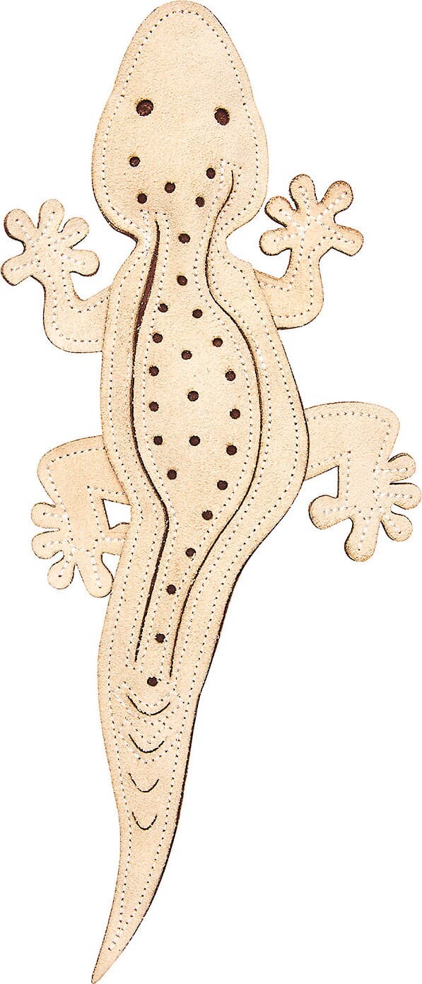 Ethical SPOT Skinneeez Stuffing-Free Leather Snake Squeak Dog Toy Small - 15 Inch