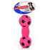 Ethical SPOT Soccer Ball Dumbell Fetch and Squeak Latex Dog Toy - 6 Inch Default Title