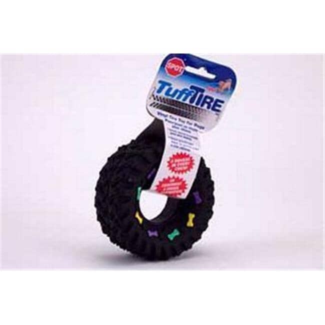 Ethical SPOT Squeaky Tire Fetch Squeak and Chew Vinyl Dog Toy - 3.5 Inch Default Title