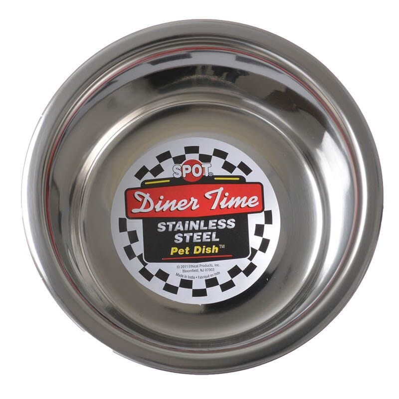 Ethical SPOT Stainless Steel Mirror Finish Dog Bowl Dish Small - 1 Quart