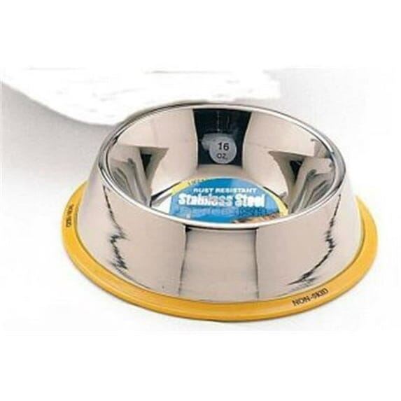 Ethical SPOT Stainless Steel No-Tip Mirror Finish Dog Bowl Dish Small - 16 Oz