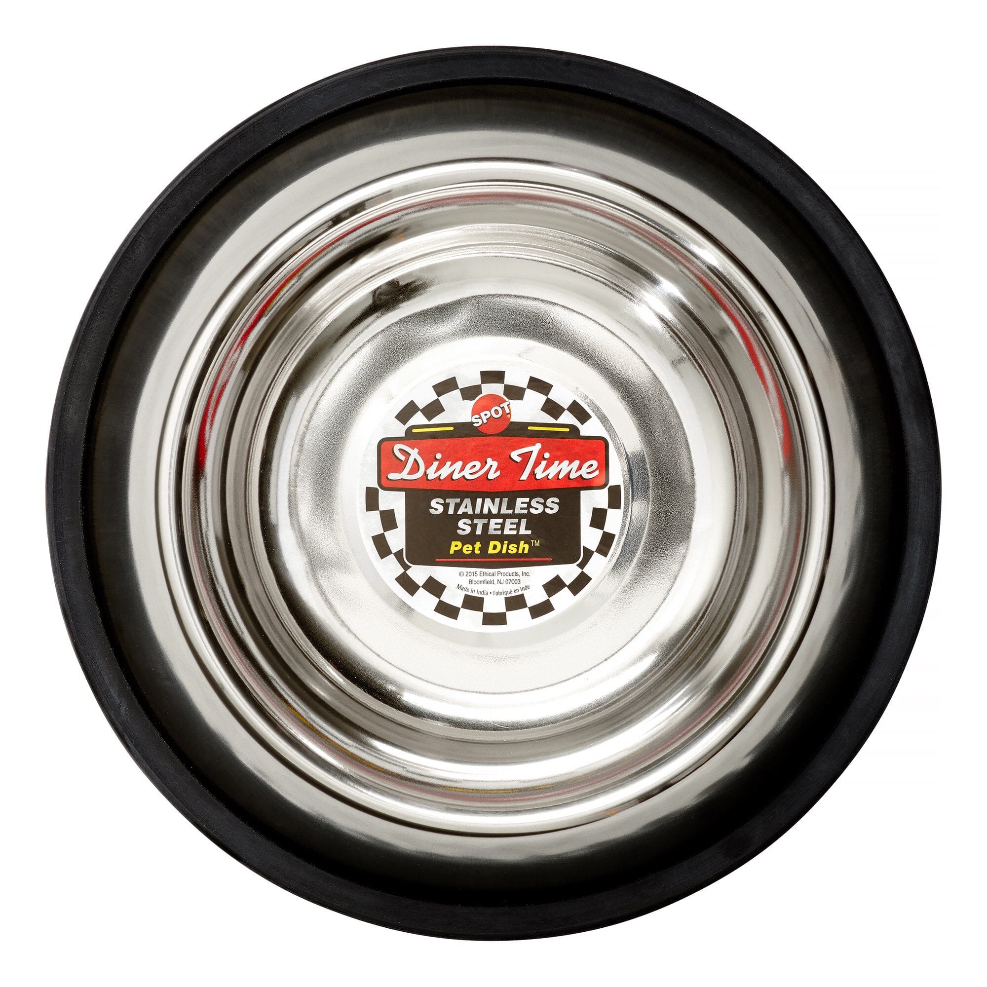 Ethical SPOT Stainless Steel No-Tip Mirror Finish Dog Bowl Dish