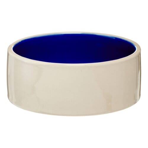 Ethical SPOT Standard Ceramic Stoneware Crock Cats and Small Dog Bowl Dish - Blue - 5 Inch Default Title