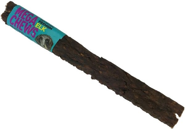 Etta Says High-Protein Elk Mega Chew Premium Crunch and Chewy Natural Dog Chews - 18 Count