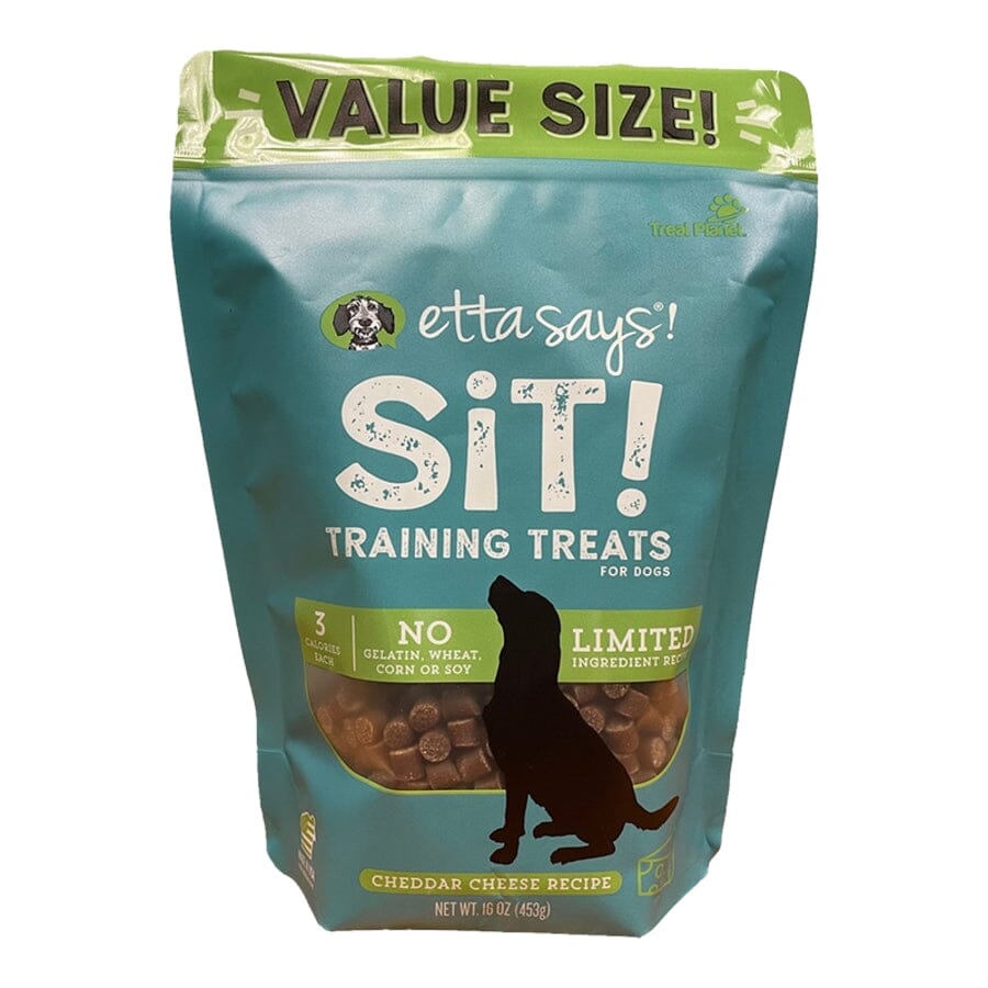 Etta Says Sit! Limited Ingredient Diet Cheese Flavored Training Soft and Chewy Dog Treats - 16 Oz