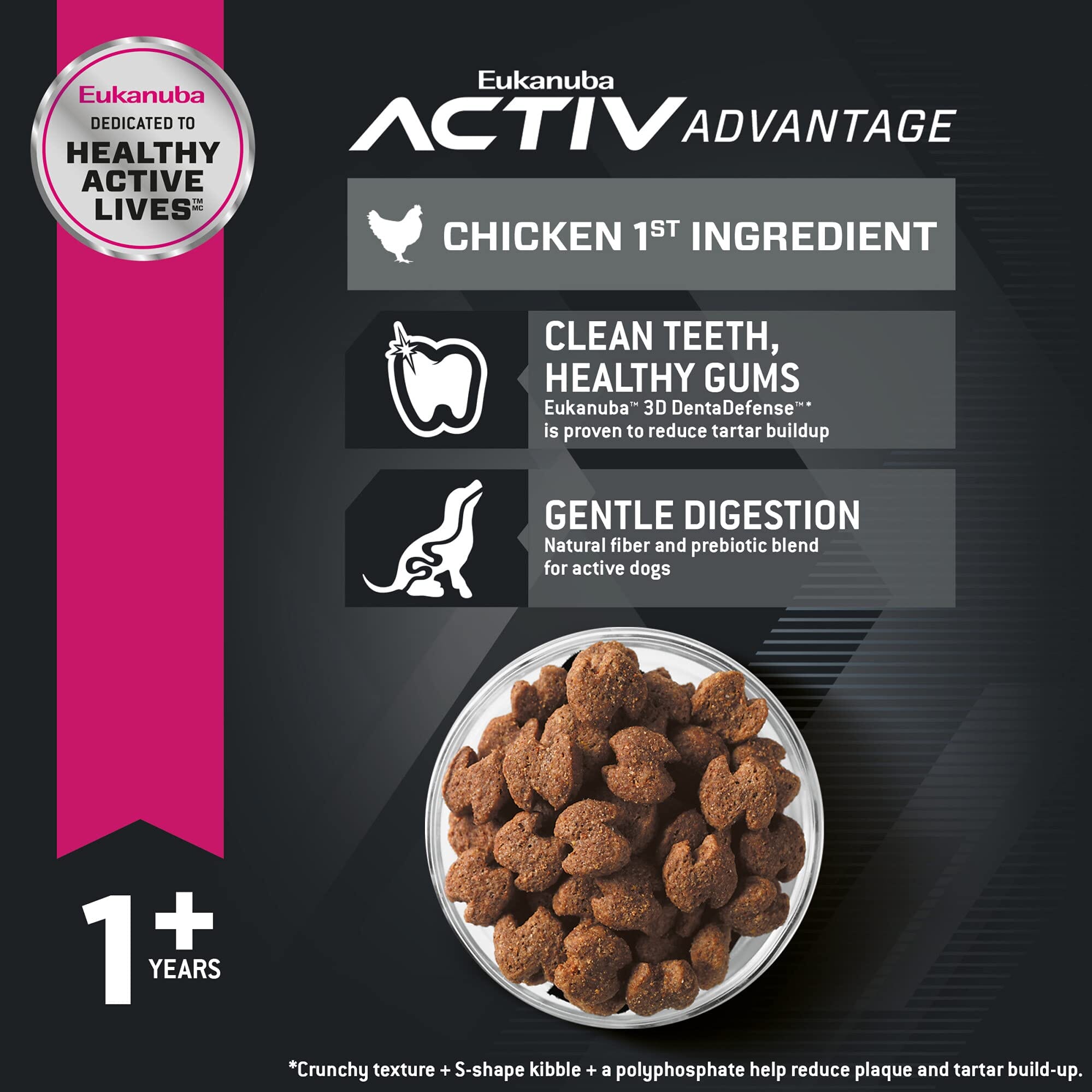 Eukanuba Chicken Activ Advantabe Small-Breed Adult Maintenance Dry Dog Food - 28 Lbs  