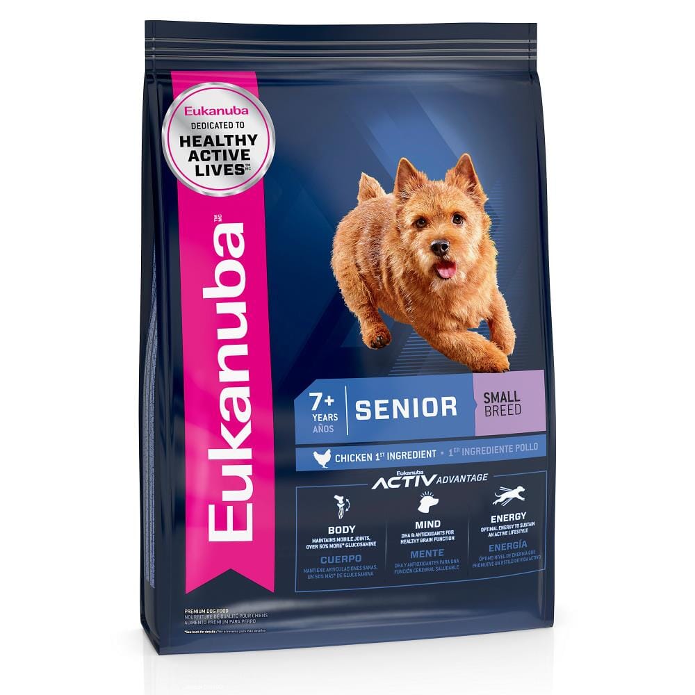 Eukanuba Chicken Activ Advantage Small-Breed Senior Dry Dog Food - 15 Lbs  