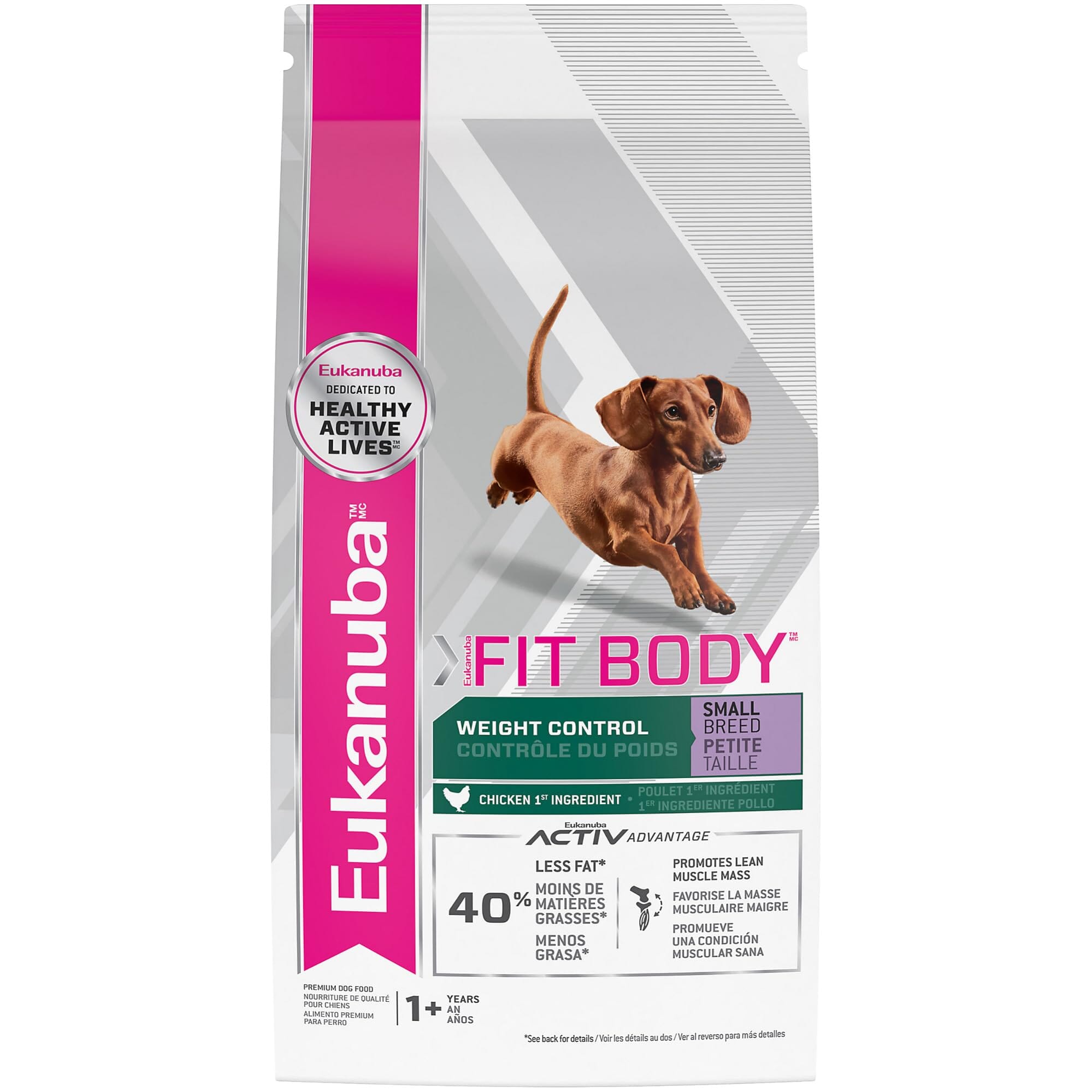 Eukanuba Fit Body Weight Control Small-Breed Dry Dog Food - 4.5 Lbs  