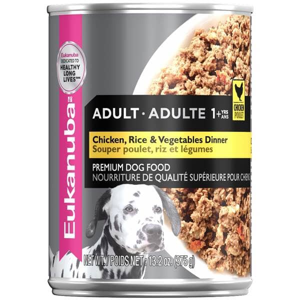Eukanuba Premium Chicken Rice and Veggie Adult Canned Dog Food - 13.2 Oz - Case of 12 Default Title