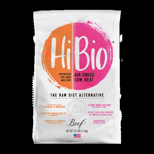 Evanger's Against The Grain Hi-Bio Superfood Beef Air-Dried Cat and Dog Food 1.2 Pounds
