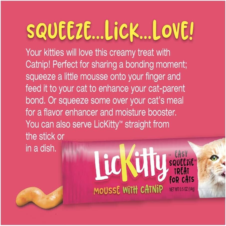 Evanger's Against The Grain LicKitty Mouse Squeezies Chicken with Catnip Lickable Cat Treats - .5 Oz - 4 Pack