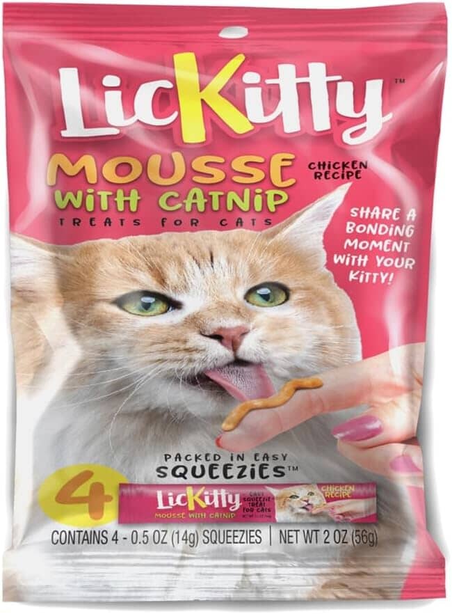 Evanger's Against The Grain LicKitty Mouse Squeezies Chicken with Catnip Lickable Cat Treats - .5 Oz - 4 Pack Default Title