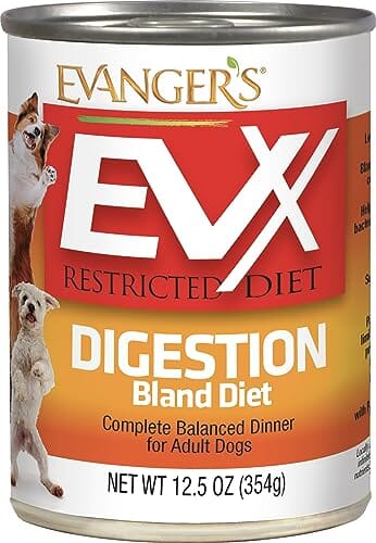 Evanger's EVX Restricted Diet Digestion Bland Adult Canned Dog Food - 12.5 Oz - Case of 12 Default Title