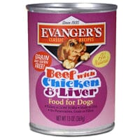 Evanger's Heritage Classics Grain-Free Gluten-Free Beef with Chicken and Liver Jumbo Canned Dog Food - 20.2 Oz - Case of 12 Default Title