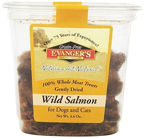 Evanger's Nothing But Natural Grain-Free Gently Freeze-Dried Salmon Treats Natural Cat and Dog Chews - 4.6 Oz Default Title