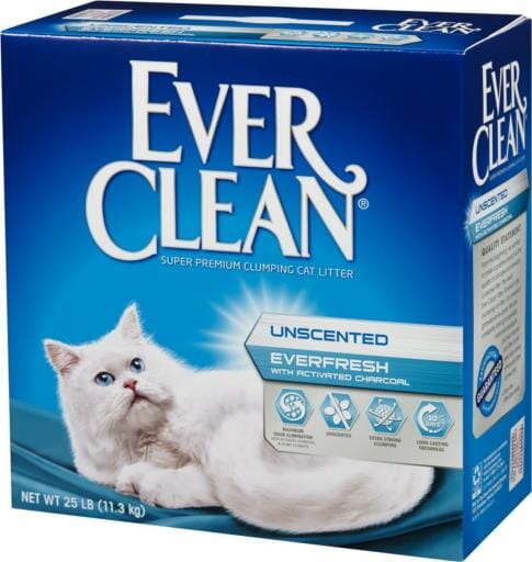 Ever Clean Ever Fresh Unscented Cat Litter - 25 Lbs  