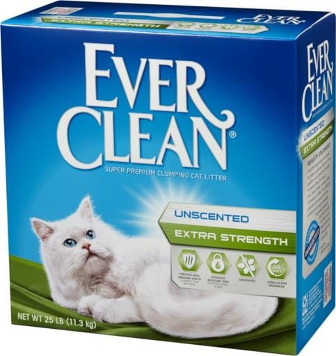 Ever Clean Extra-Strong Unscented Cat Litter - 25 Lbs  