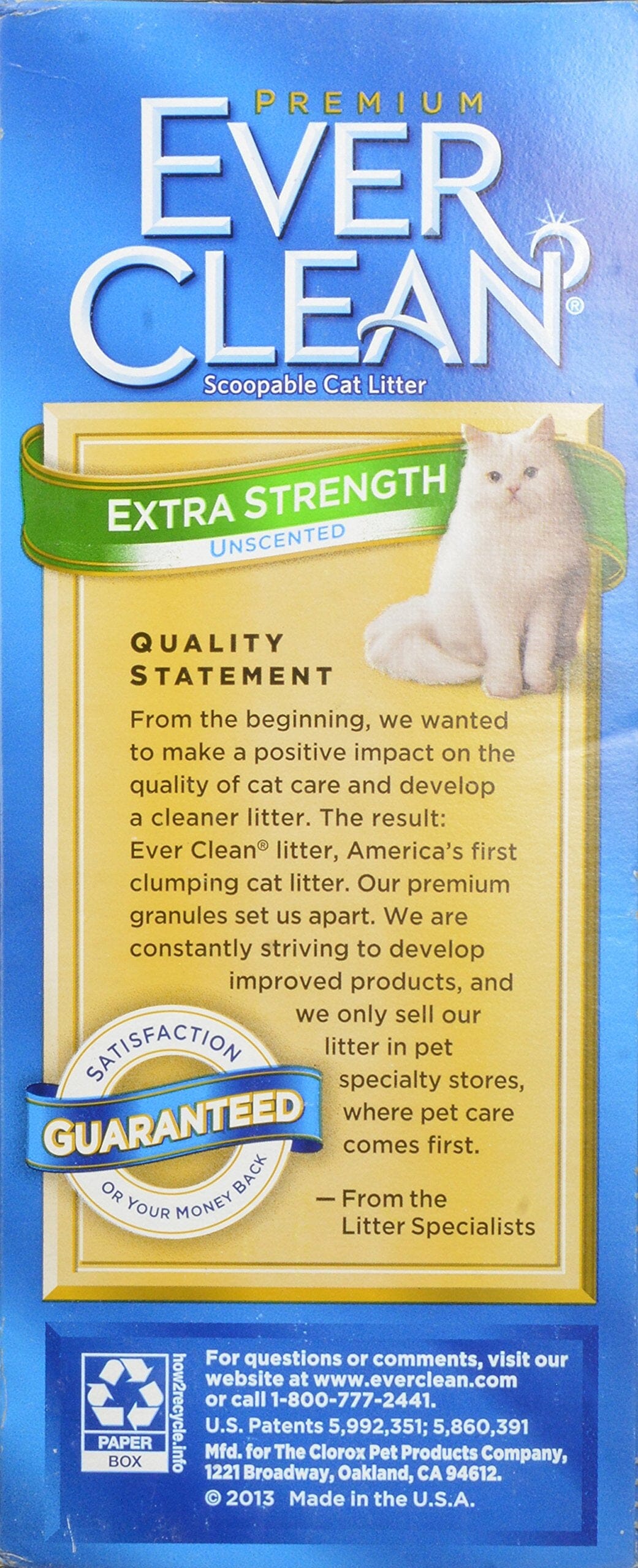 Ever Clean Extra-Strong Unscented Cat Litter - 25 Lbs  