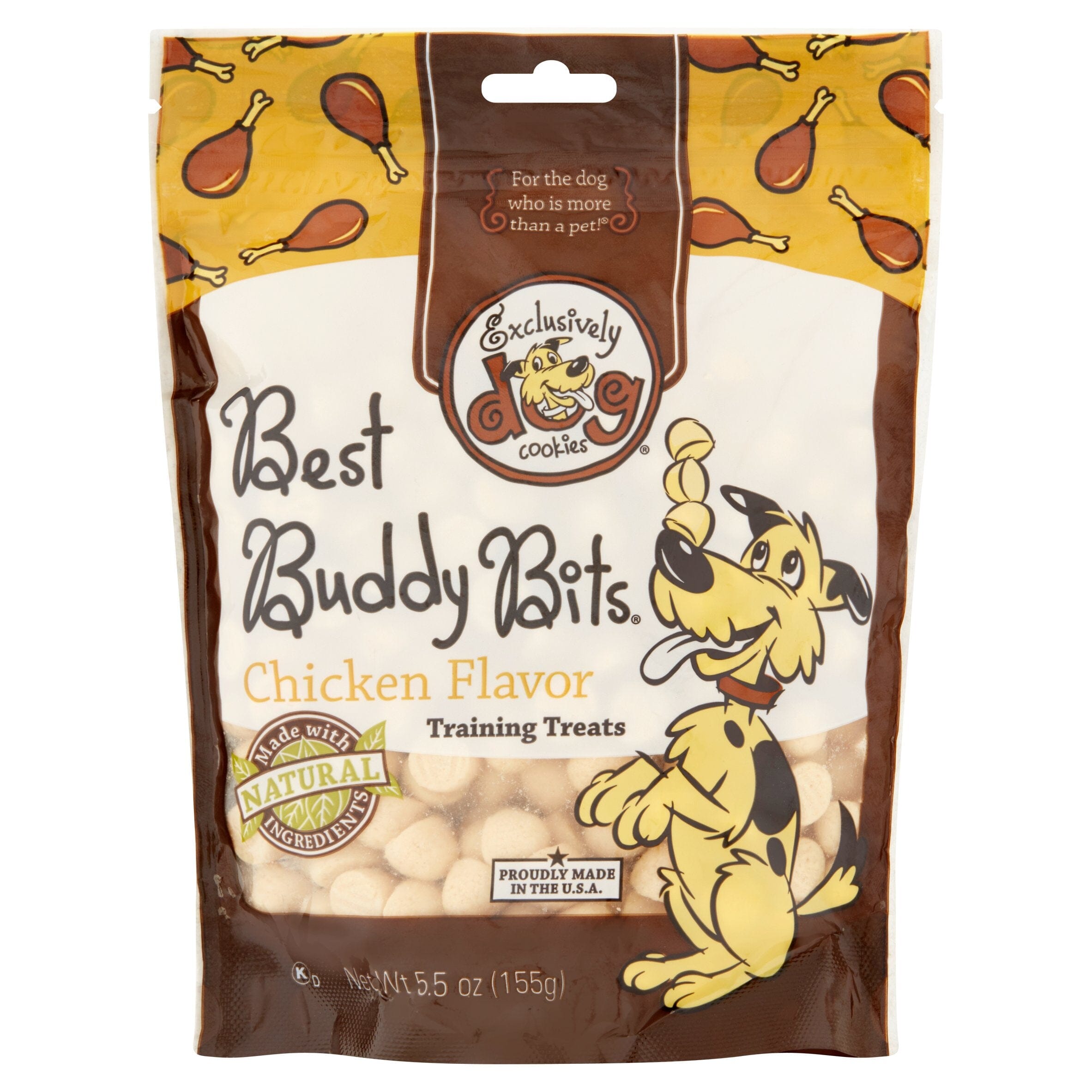 Exclusively Dog Best Buddy Bits Training Dog Biscuits Treats - Chicken - 5.5 Oz