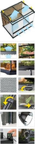 Exo Terra All-Glass Dual-Door Wide Terrarium