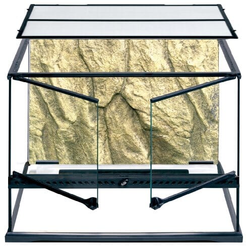 Exo Terra All-Glass Dual-Door Wide Terrarium Medium - L:24 X W:18 X H:18 In