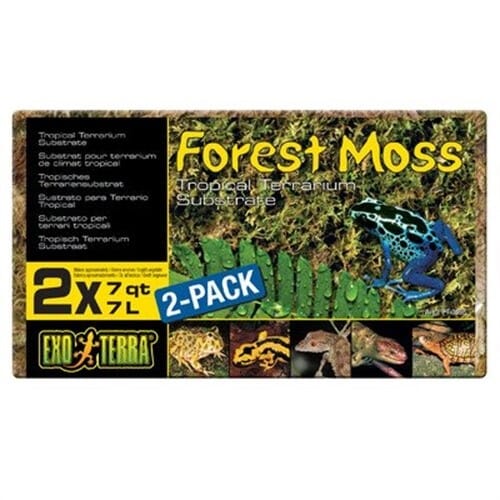 Exo Terra Forest Plume Moss Tropical Terrarium Substrate - 7 Quarts Default Title