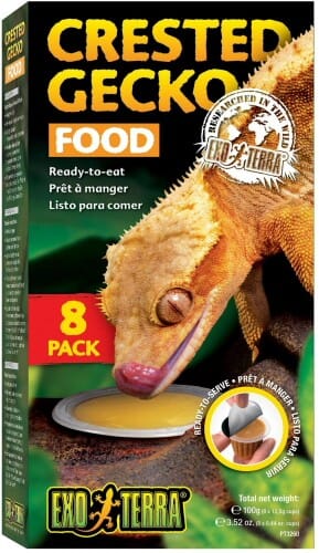 Exo Terra Fruit and Protein Ready-to-Eat Crested Gecko Food Cups 8 Pack