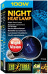 Exo Terra Incandescent A-19 Night Heating Nocturnal Vision Moonlight Reptile Lamp 100 Watt