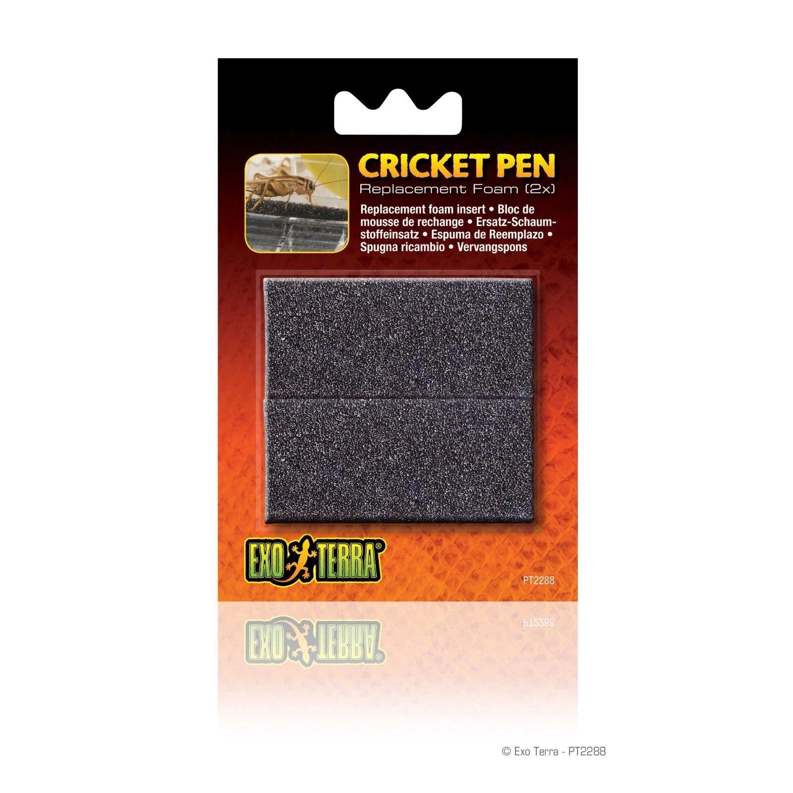 Exo Terra Replacement Sponges for Cricket Pen - 2 Pack