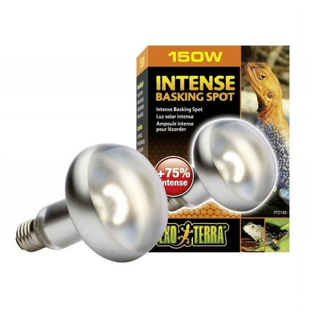 Exo Terra Sun-Glo Intense Infrared Basking Reptile Spot Lamp - 120V 150 Watt