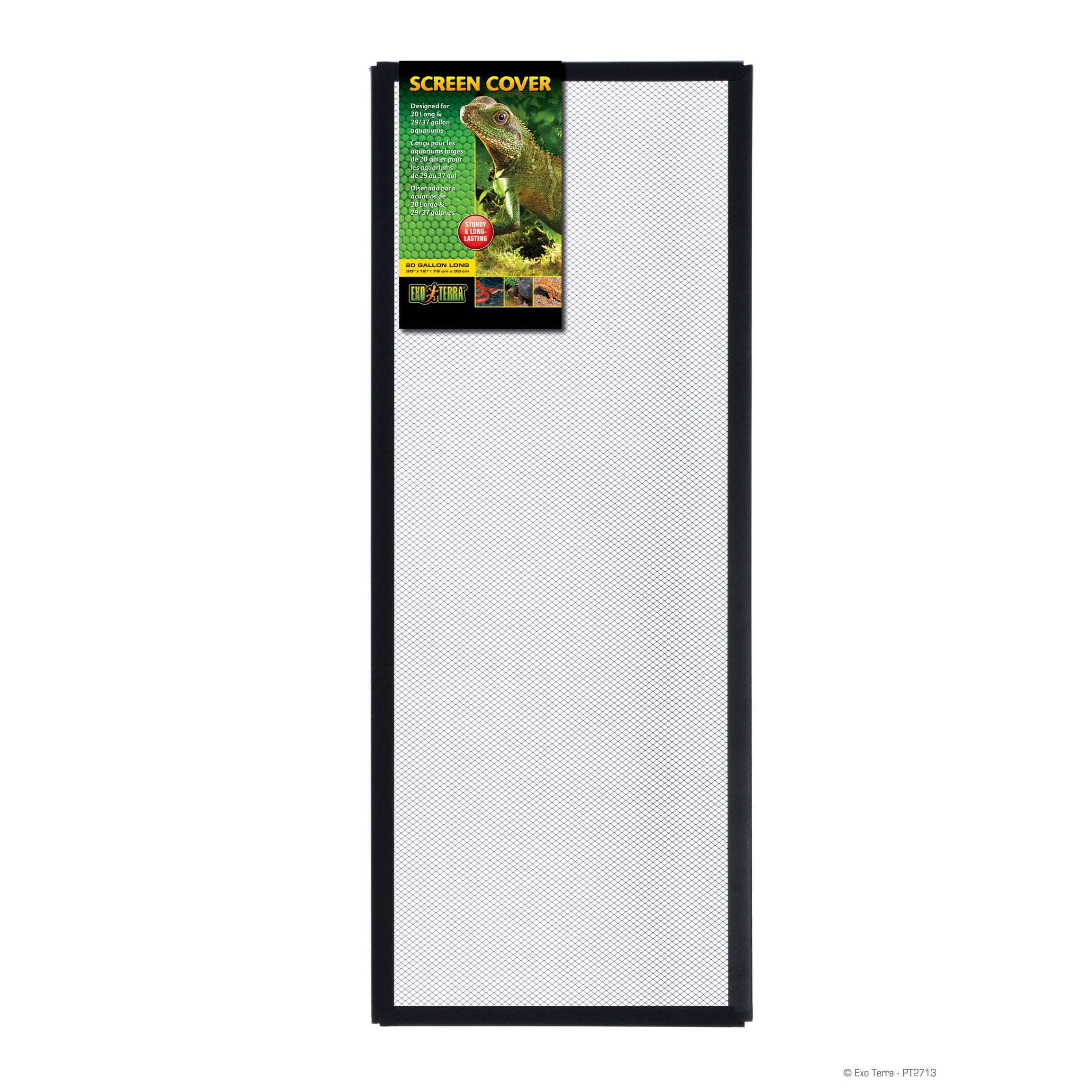Exo Terra Terrarium and Aquarium Screen Cover 20-29 Gal - L:30 X W:12 In